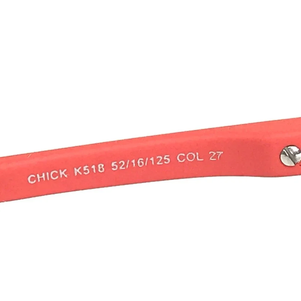 Chick Eyeglasses Frames K518 COL 27 Brown Red Square Full Rim 52-16-125
